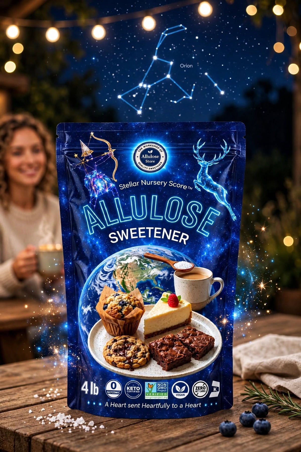 Allulose Sweetener 4lb (1.8kg) - Natural Sugar Substitute
