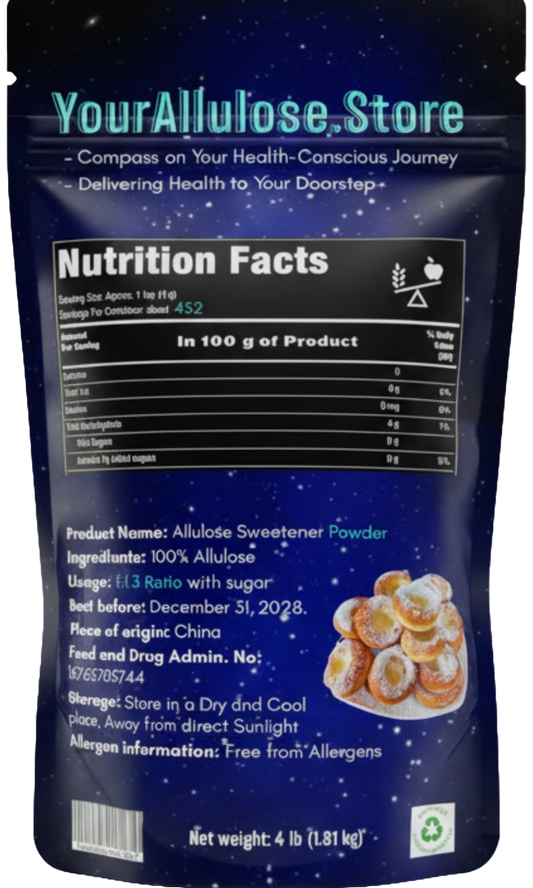Edulcorante orgánico de alulosa