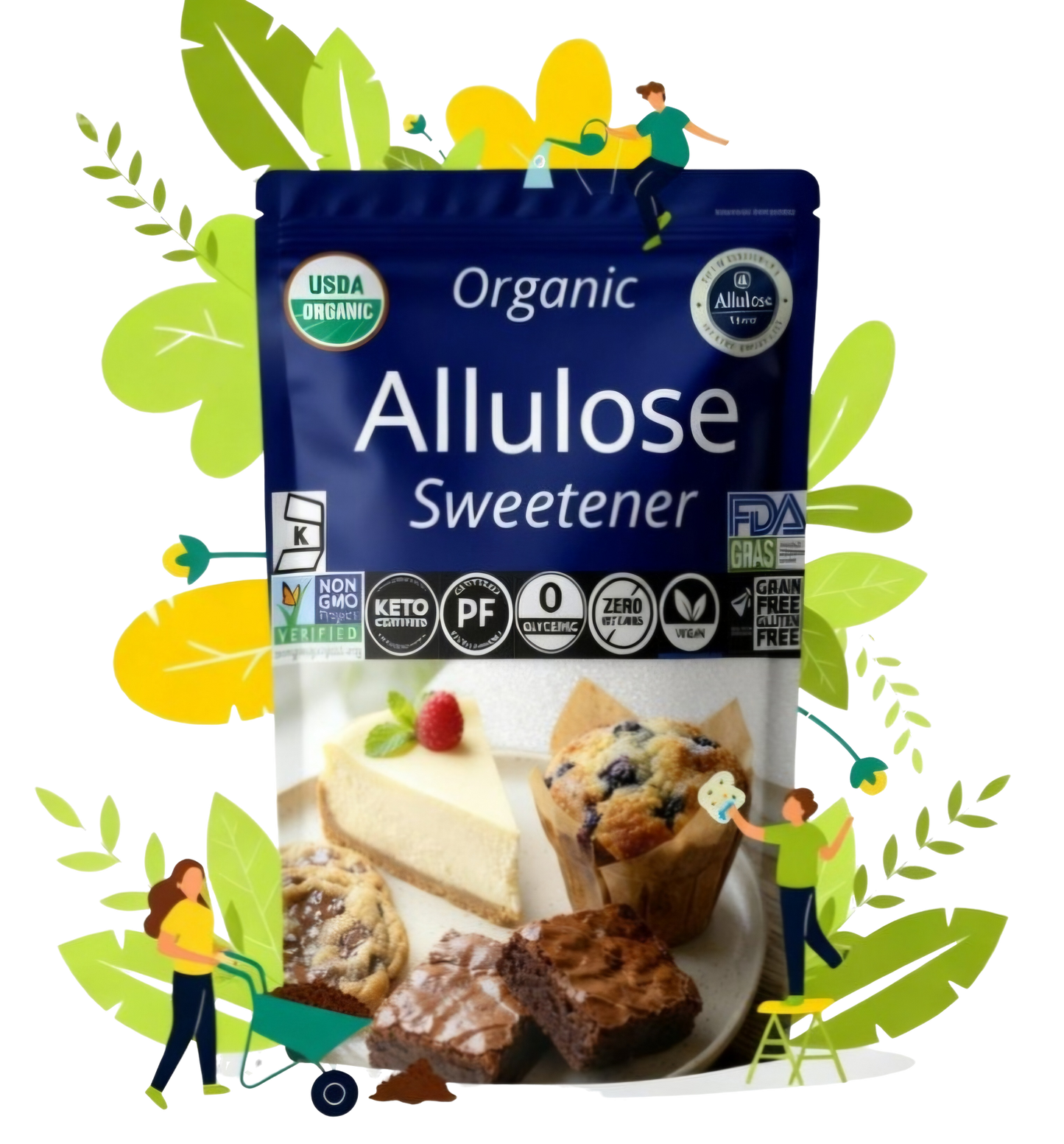 Allulóz Bio Édesítő 5lb - Természetes Cukorpótló