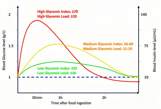 The effect of the Glycemic Index on blood sugar levels