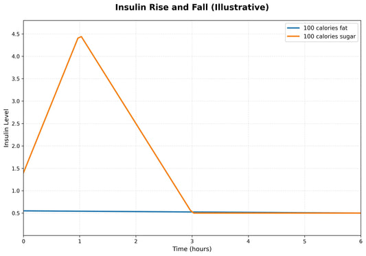 Insulin Rise and Fall Chart