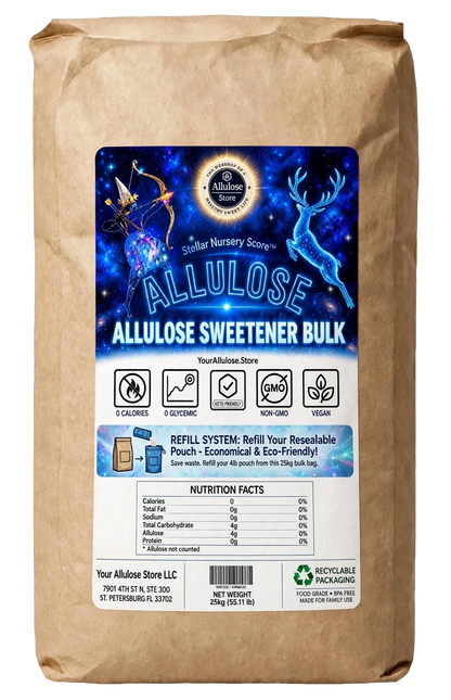 Allulóz Édesítő BULK 25kg (55lb) - Természetes Cukorpótló