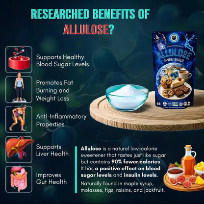 Allulose Sweetener 4lb (1.8kg) - Natural Sugar Substitute