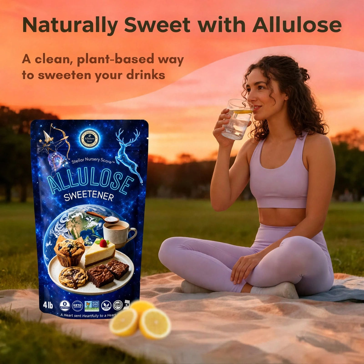Allulose Sweetener 4lb (1.8kg) - Natural Sugar Substitute