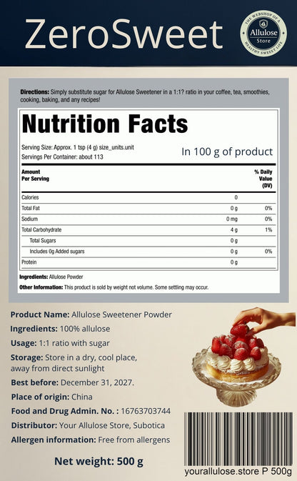 Allulose Powder – Natural and Keto-Friendly Sweetener