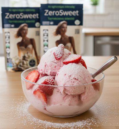 Allulózzal készült fagylalt