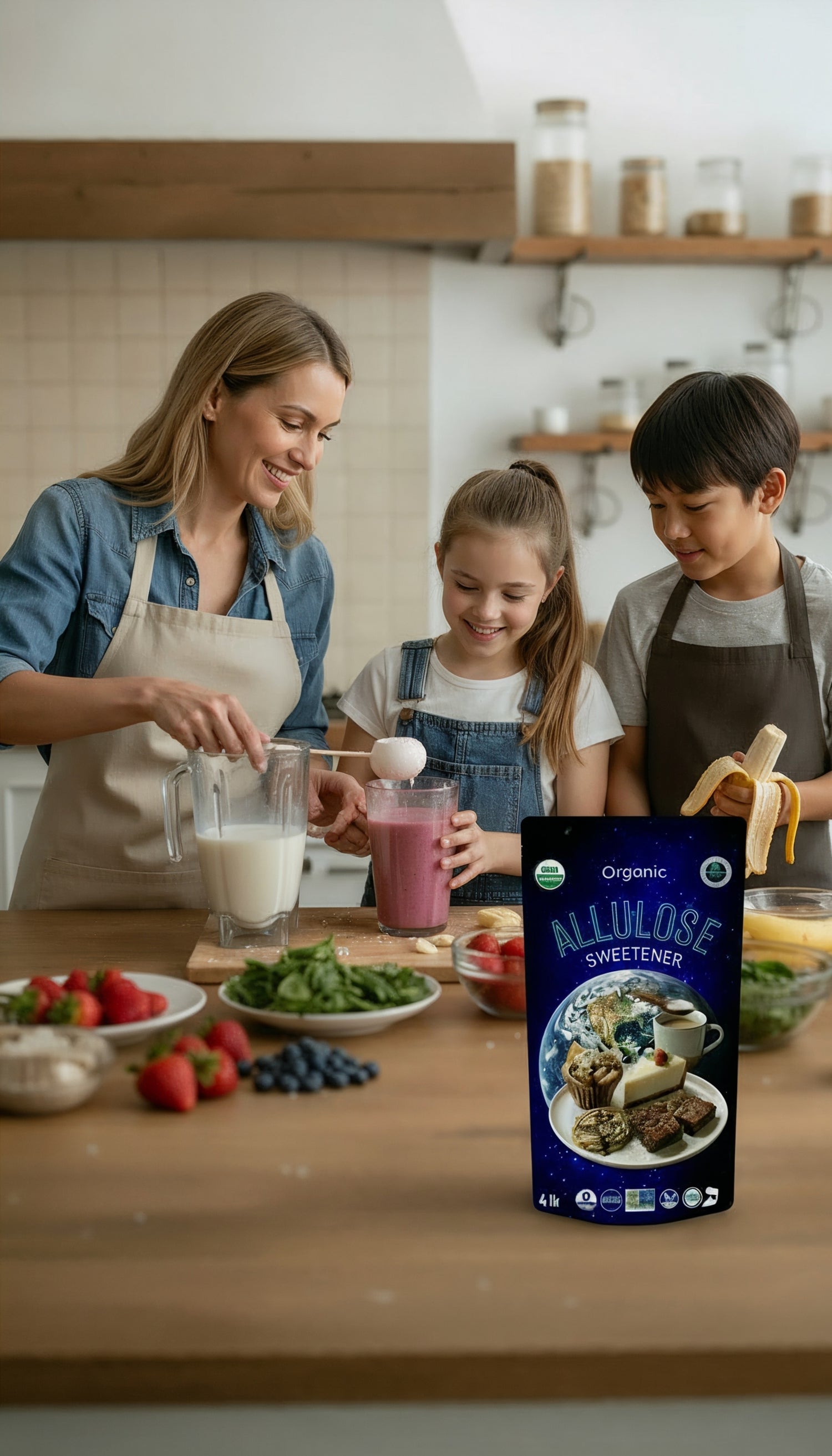 Allulose organic keto sweetener in the kitchen