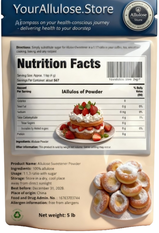Allulóz Bio Édesítő 5lb - Természetes Cukorpótló